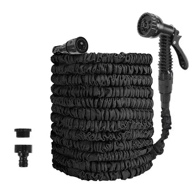 Extendable Garden Hose, High-Pressure Car Wash with 7 Spraying Functions, Home Garden Watering Hose for Multiple Uses，Water Gun