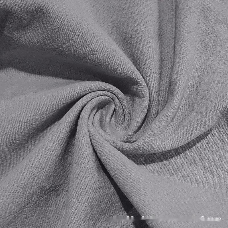 Men's Linen Wide-leg Pants for All Seasons Hip-hop Street Fashion Casual Pants Loose and Versatile Breathable Trousers for Men