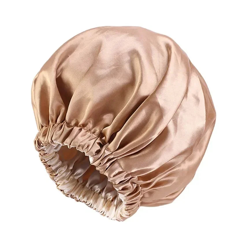 Silk Hair Bonnet for Sleeping Satin Bonnet for Natural Hair Silk Hair Wrap Satin Bonnet Cap Night Sleep Hat Silk Turban