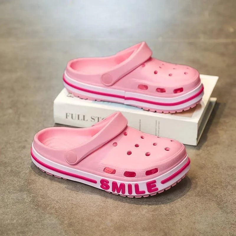 Luxury Children Clogs Girls Boy Slippers Sandals Summer Beach Indoor Slides Thick Sole Comfortable Sports Boy Shoes Slippers