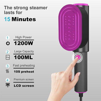 Portable Handheld Garment Steamer Steam Iron 3 in 1 Vertical Iron Home Travelling For Clothes Ironing Wet Dry Ironing Machine