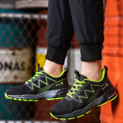 Men's Safety Shoes Anti-Smashing Steel Toe Shoes Indestructible Wear-resistant Men Boots Puncture Proof Work Safety Boots 안전화