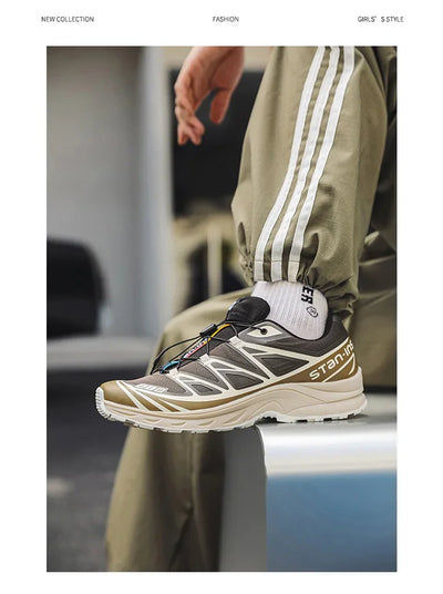 Athletic Shoes For Men Outdoor Hiking Boots New Product Fashion Men Casual Shoes Light Running Sneakers Breathable Elastic Band