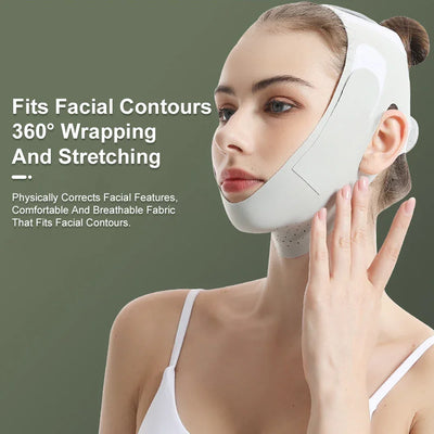 Face Slimming Bandage Face Lifting Belt V Line Face Slimming Strap Double Chin Tightener Slim Strap Facial Lifting Mask Tool