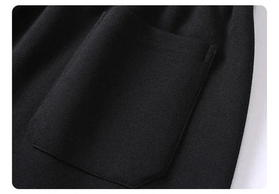 New Men's Casual Pants Wide Leg Straight 65% Cotton Fabric Outdoor Sweatpants Neutral High-quality Soft Long Baggy Trousers