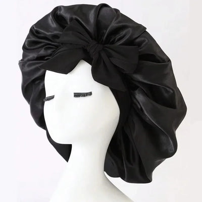 Satin Bonnet Silk Bonnet Adjustable Bonne For Sleeping Hair Caps With Tie Band Bonnets For Women Men Hair Styling Accessories