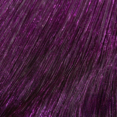 Soft Tulle Pleated Fabric Bark Wrinkle Texture By The Meter for Wedding Decoration Clothes Sewing Anti-wrinkle Cloth Glossy Gray