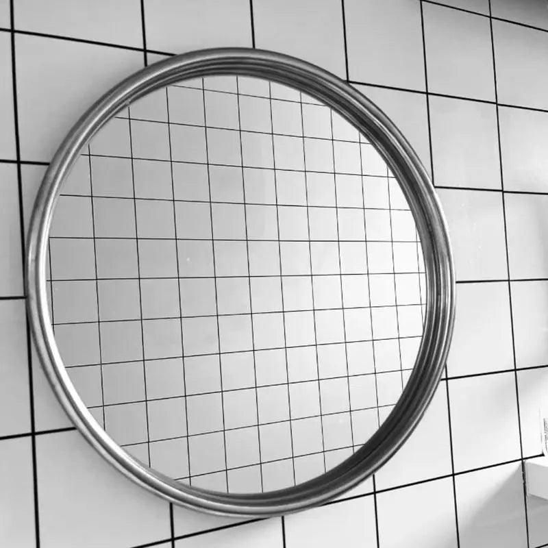 Minimalist bathroom mirror bedroom home wall mounted makeup light luxury nordic