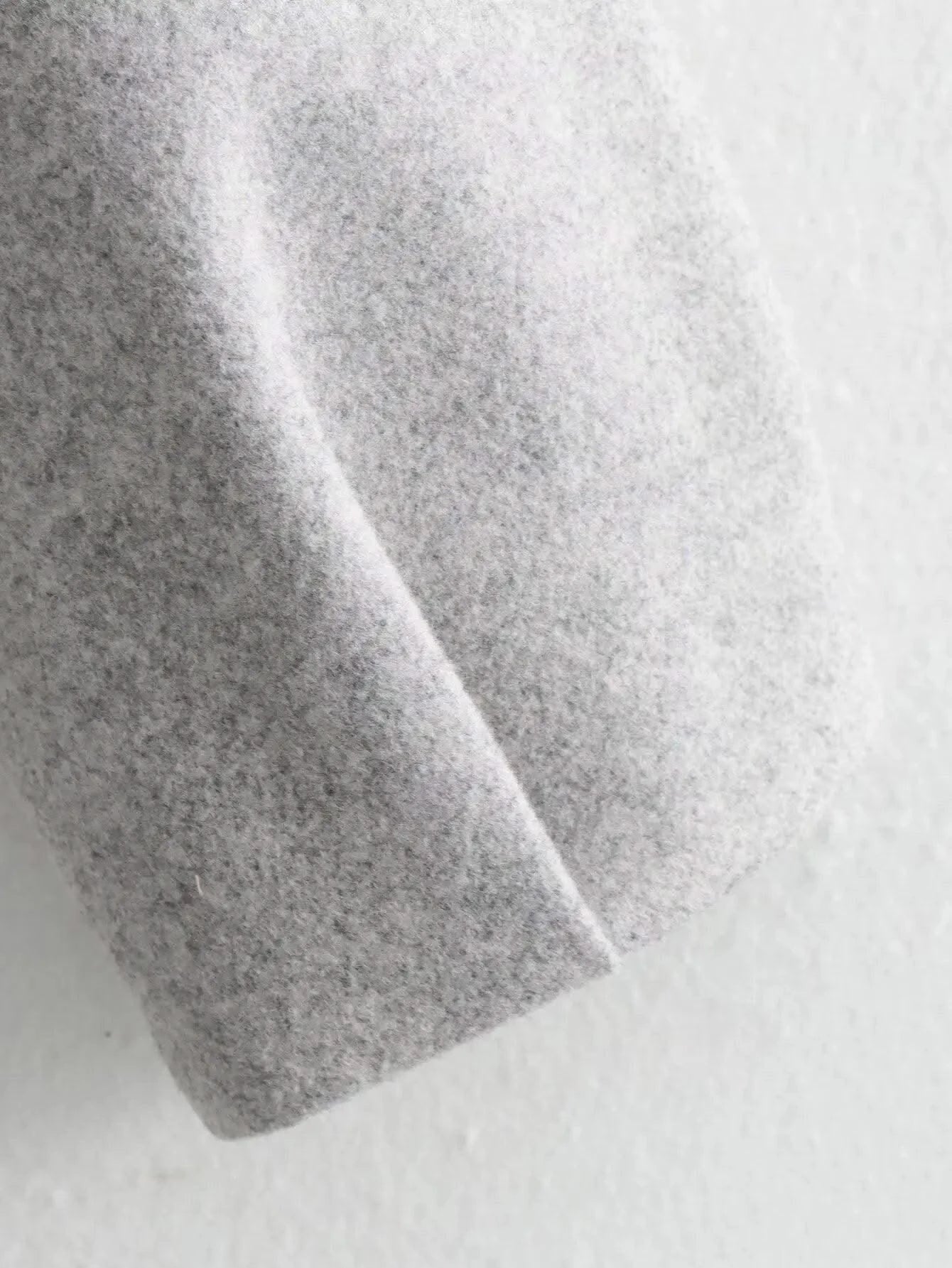 Women's Soft Bomber Jacket High Collar Long Sleeve Zipper Front Pocket