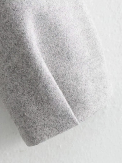 Women's Soft Bomber Jacket High Collar Long Sleeve Zipper Front Pocket