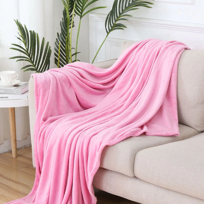 Thicken Warm Soft Blanket for Fall Winter Spring All Season Fuzzy Microplush Lightweight Fleece Winter Blankets for Bed Sofa