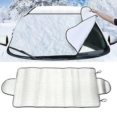 Car Windscreen Cover Front Cover Anti Snow Frost Ice Shield Dust Protector Heat Sun Mat Car Window Screen Frost Large Snow Cover