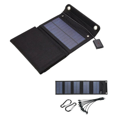 Foldable Solar Panel 5V 12W USB Solar Cell Portable Folding Waterproof Solar Panel Charger Outdoor Mobile Power Battery Charger