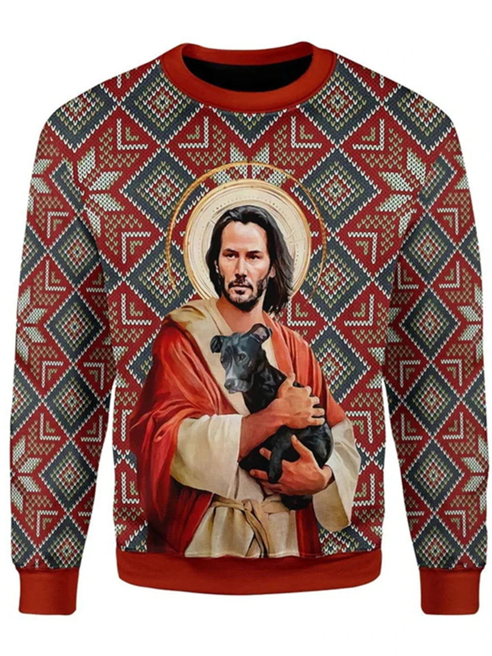 Men Women ugly christmas Sweatshirt Jesus Sweater 3D Printed the Orthodox graphic Sweaters Tops new unisex clothing dropshipping