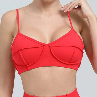 Women Nude Straps Yoga Sets Activewear