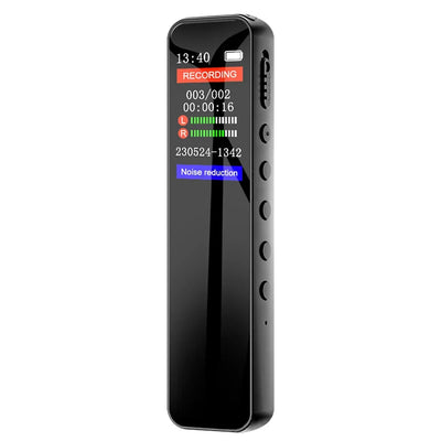 Digital Voice Recorder High-Quality Noise Reduction Record with Playback MP3 Music Player Activated Record 1536KBPS HD Recording