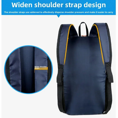 Mountaineering bag large capacity simple all-matching, fashionable, lightweight travel backpack, water splash resistant backpack