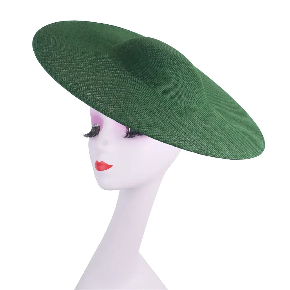 Bride Pillbox Red Fascinator Hat Femme Wedding Chapeau Women Formal Event Tea Millinery Cap Feather Royal Ascot Race Headpiece