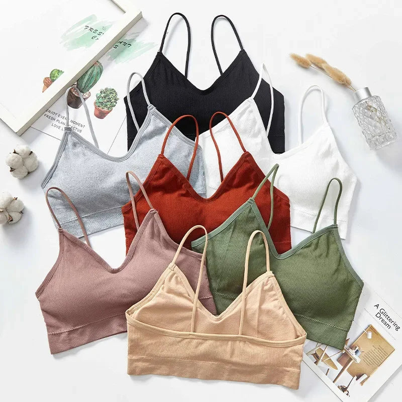 Women Bralette Wireless U-shaped Beautifying Bra