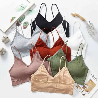 Women Bralette Wireless U-shaped Beautifying Bra