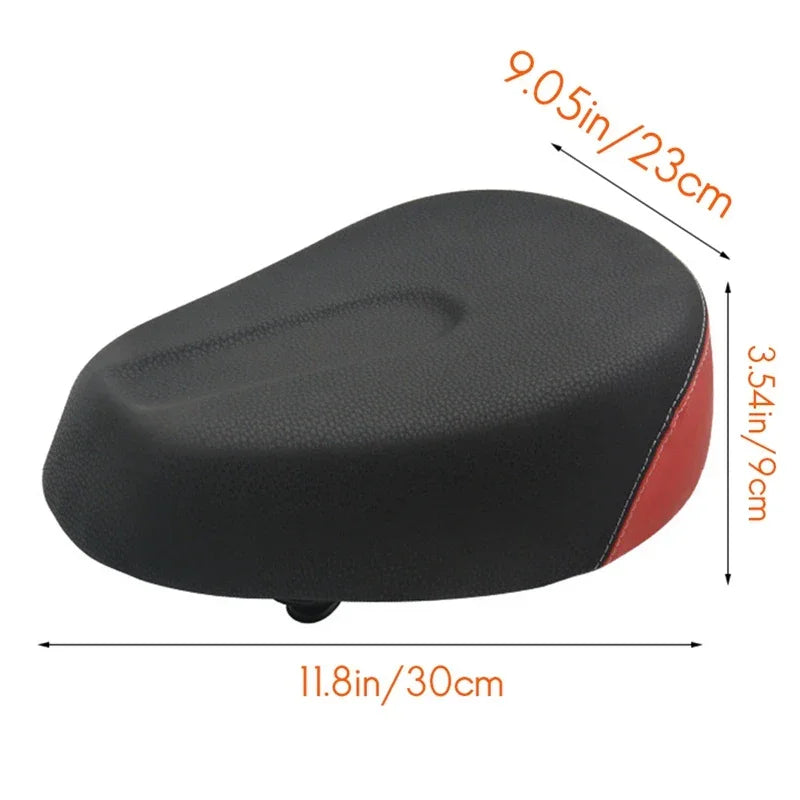 E-Bike Saddle Widen Four-Spring MTB Bike Saddles Soft Pad Electric Bikes Tricycle Scooter Seat Cycling Parts