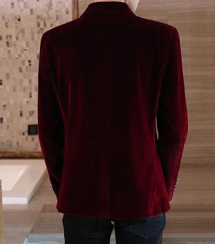 Male Blazer Slim Fit Men's Suit Jackets Single Breasted Thin Party Coat Casual Fashion 2024 Luxury Designer Fashionable Summer