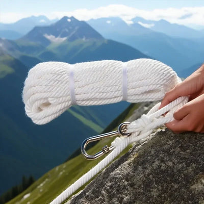Safety Rope Clothes-drying and Quilt-drying Rope Escape and Self-rescue Rope 10-meter Mountain Climbing and Rock Climbing Rope