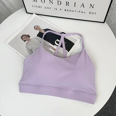 Women Fitness Sports Bra Top Sexy Beauty Back Gym Crop Tops Shockproof Fitness Quick Drying Pilates Running Yoga Tank Top