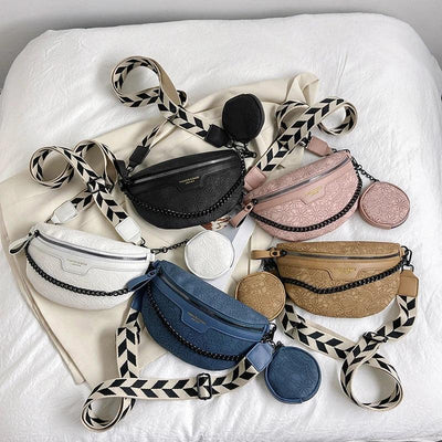 Designer Woman Chest Pack Retro Embroidery Belt Bag Coin Purse Luxury Lady Waist Bag Fashion Brand Shoulder Crossbody Chest Bags