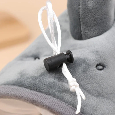 Cartoon Shark Rock Climbing Chalk Bag  Adjustable Storage Climbing Magnesium Powder Bag for Climbing Weightlifting Chalk Pouch