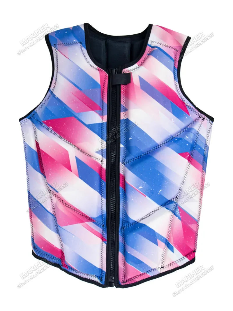 Wakesurf Comp Vest CE Approved Neoprene Life Jacket Wake Surfing Impact Vest surf But Great for All Other Watersports Activities