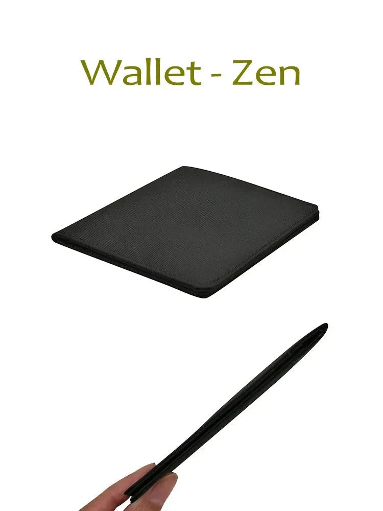 2023 Minimalist Slim Nylon Wallet For Men Women Slimline Ultra Thin Mini Small Male Female Zipper Coin Purse Compact Money Bag