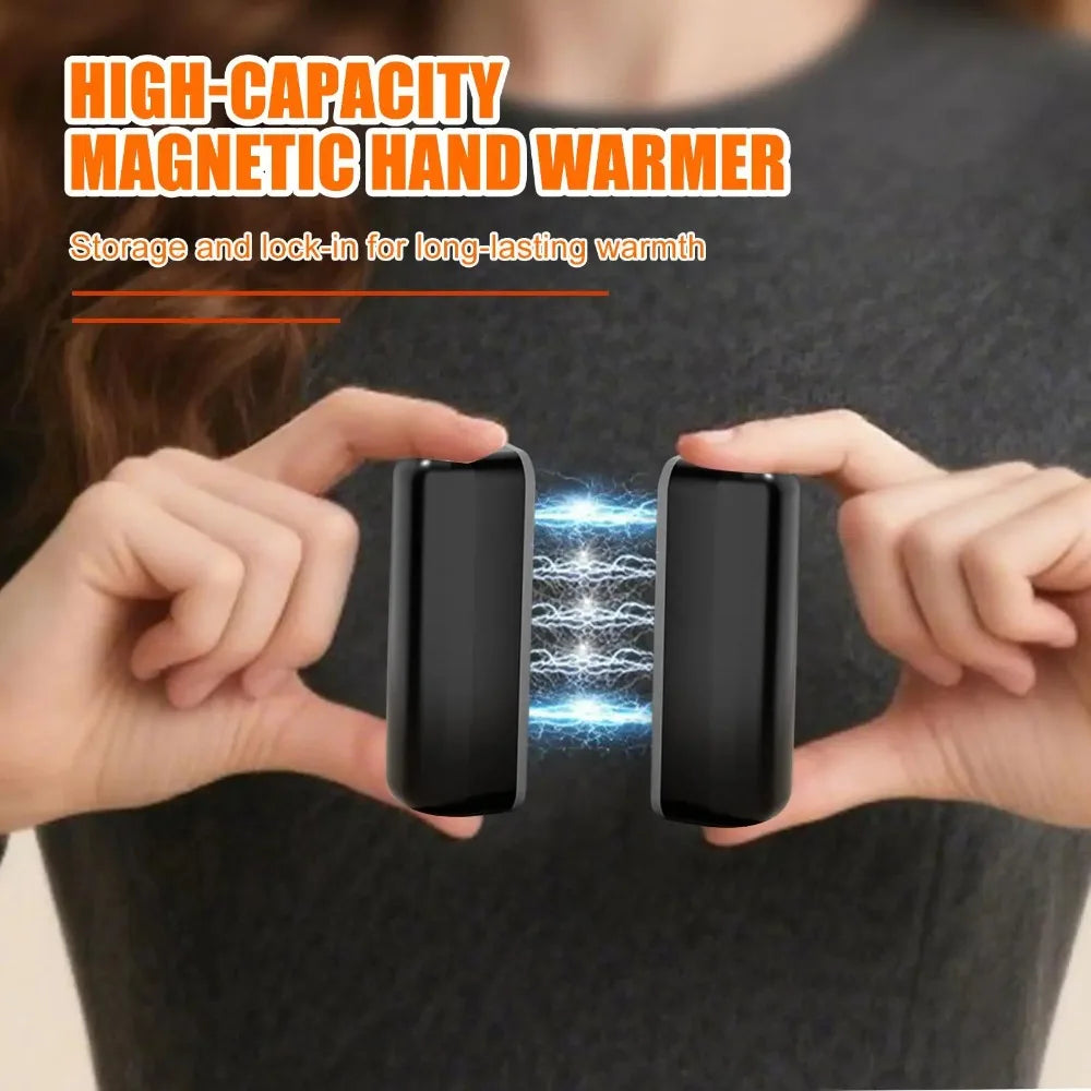 Magnetic Split-type Rechargeable Hand Warmers Electric Portable Handwarmers Ergonomic Compact Pocket Heater Fast Heating Warmer