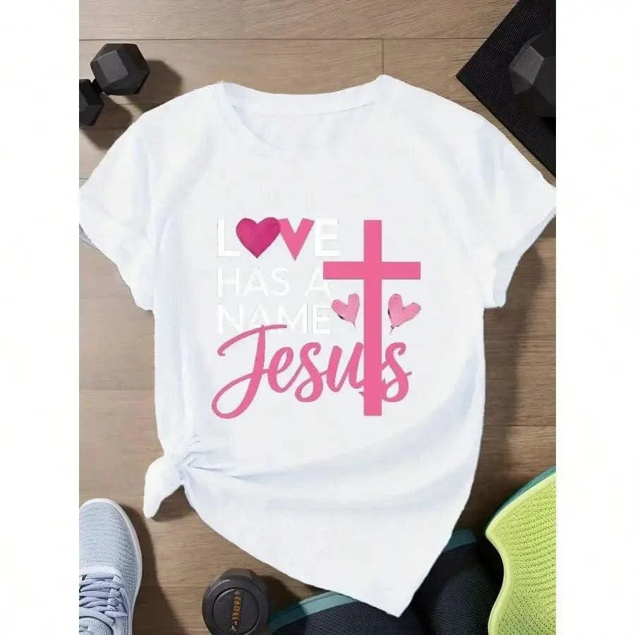 Christian Plus Size Women's T-Shirts - Jesus