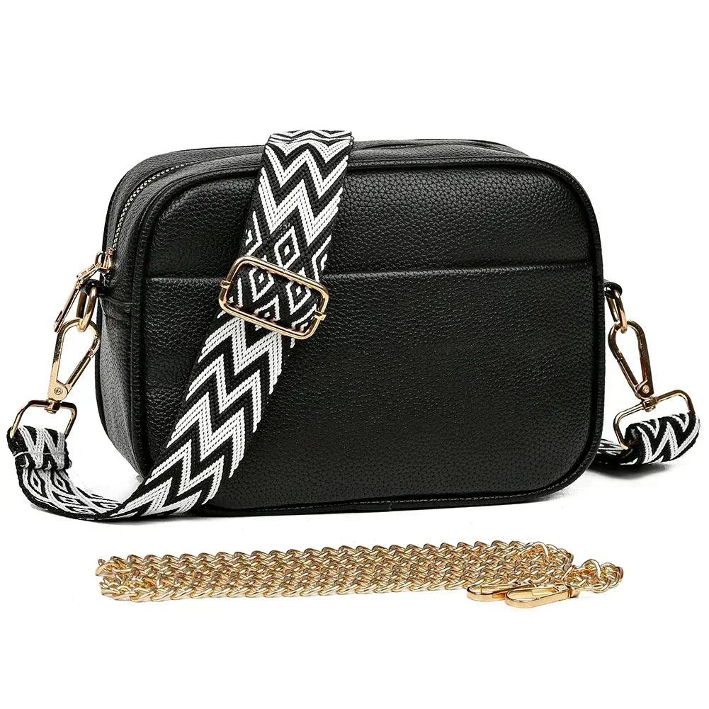 Fashion women handbag luxury brand leather tote bags for shoulder 2024 designer solid color messenger