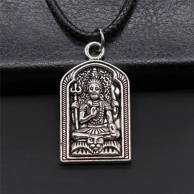 Religious Necklace Buddhist Buddha Statue God Buddha Necklace Charm Buddhist Meditation Hinduism Zazen Necklace
