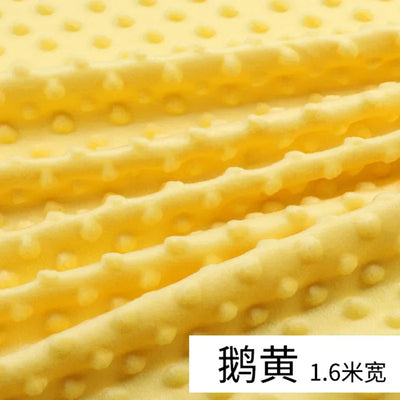 3D Velvet Fabric Short Fleece Autumn and Winter Warm Comfort Blanket Bedding Baby Handmade DIY by Half Meter