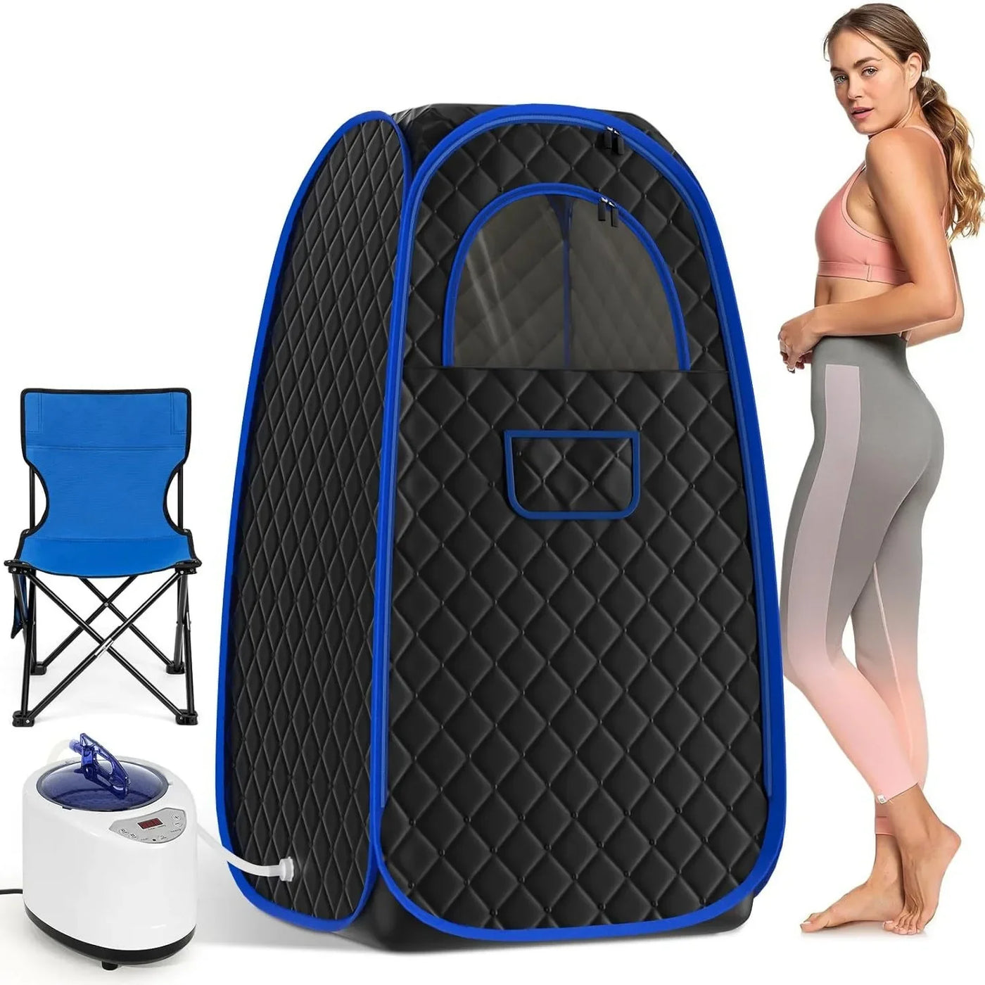Sauna Box, Portable Steam Sauna, Portable Sauna for Home, Sauna Tent with Steamer