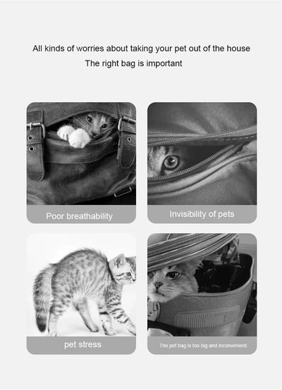 Pet Carrier Bag for Cat Small Dog Backpack Travel Car Seat Transport Moving Puppy  Women Animals Box Supplies Accessories