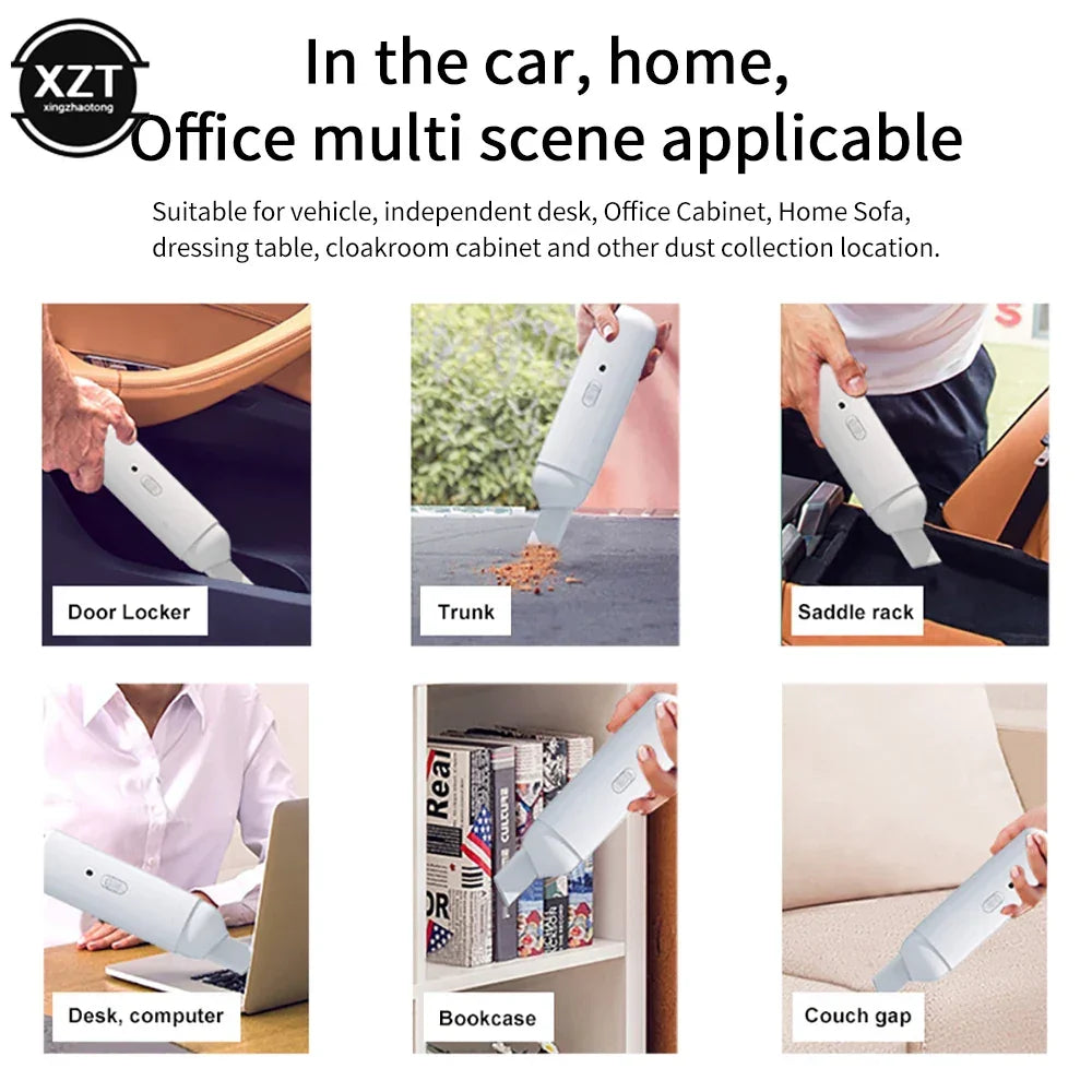 Car Cleaning Tools Portable Mini USB Vacuum Cleaner Handheld Desktop Vacuum Cleaner Car Small Vacuum Cleaner Car Accessories