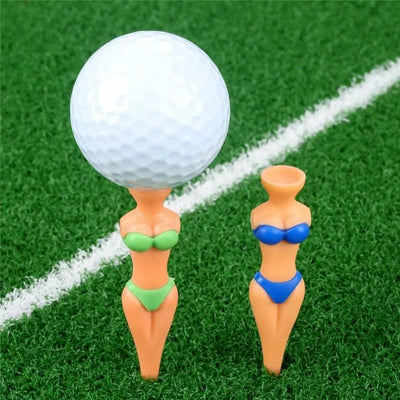 5 Pcs/Lot Women Ball Holder Lady Model Outdoor Golf Tees Golf Training Golf  Accessories Clubs Tee