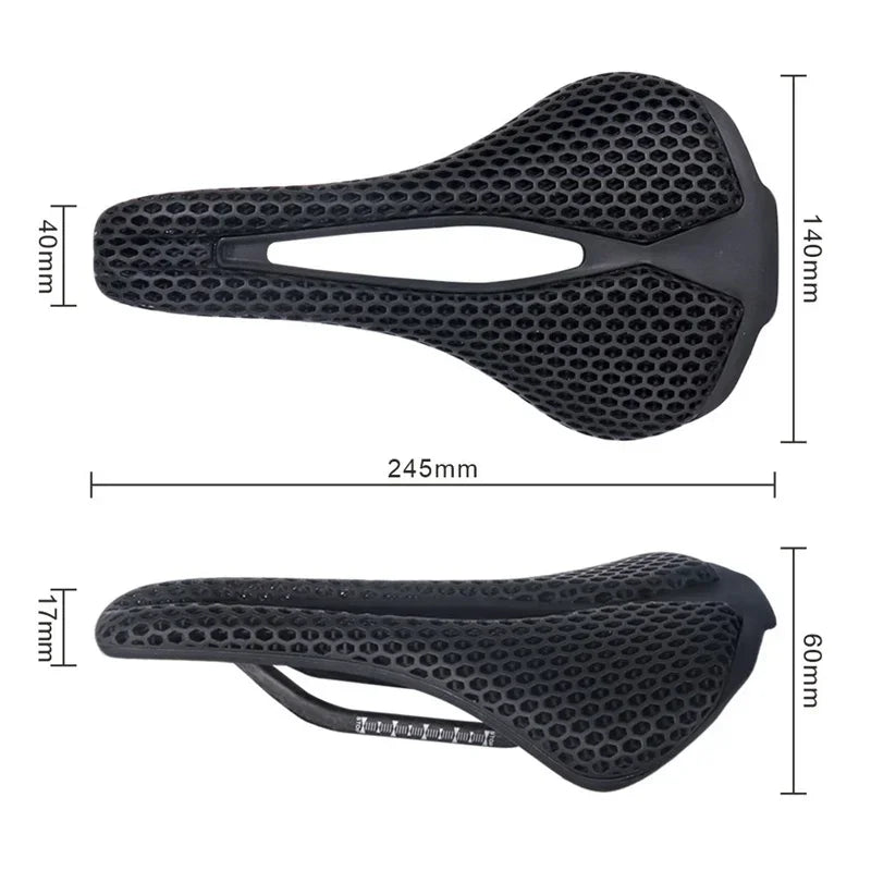 Ultralight 3D Printed Bicycle Saddle 160g Comfortable Breathable MTB Road Mountain Bike Racing Saddles Cycling Seat Accessory