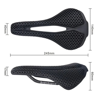 Ultralight 3D Printed Bicycle Saddle 160g Comfortable Breathable MTB Road Mountain Bike Racing Saddles Cycling Seat Accessory