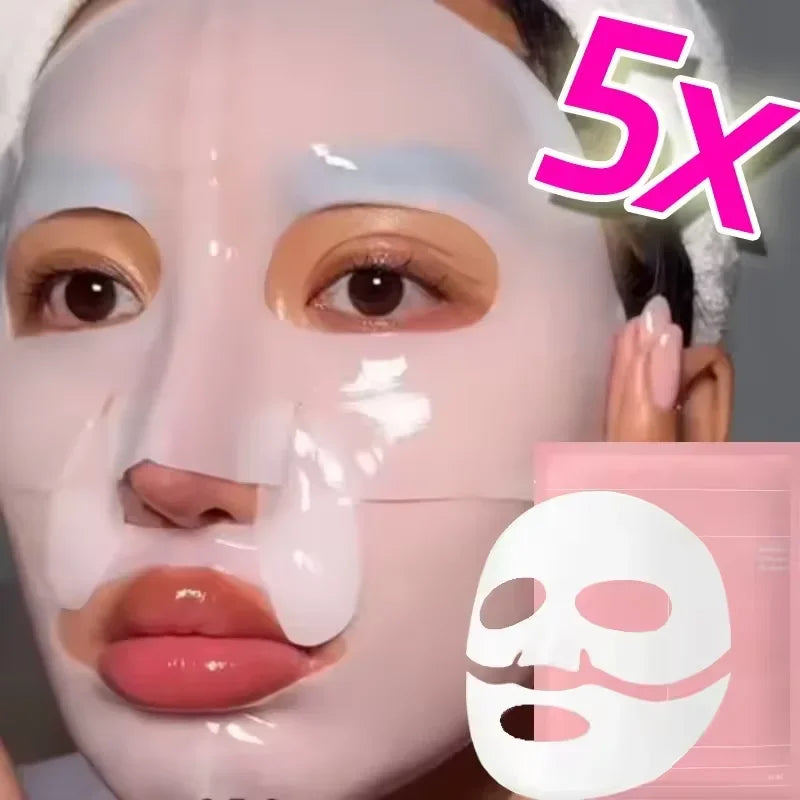 Bio Collagen Brightening Mask Deep Hydrating Shrink Pores Overnight Mask Gentle Moisturizing Refreshing Women Facial Skin Care