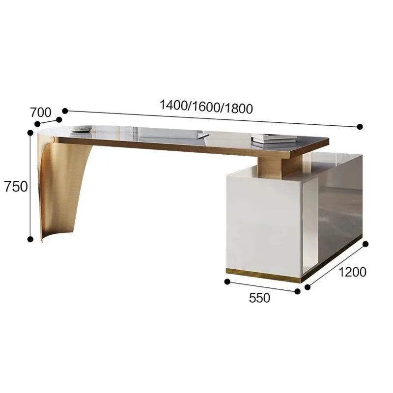 Computer Offices Modern Office Desks Bedroom Desk Furniture Supplies Accessories Organizer Sedentary Table Desktop Tv Mesa L