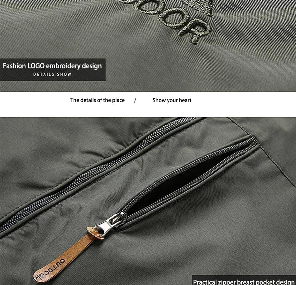 Winter Jacket Fashion Coat Hoodies Camping Hiking Jacket Men's Casual Waterproof Jacket Windbreaker Men Outerwear Men's Clothes