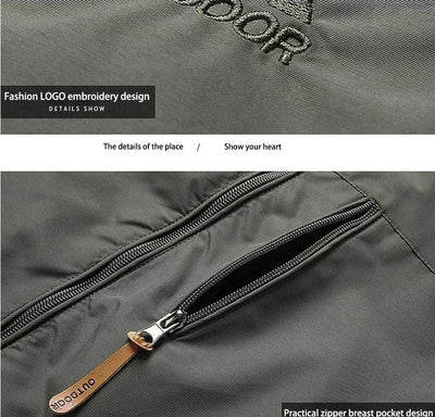 Winter Jacket Fashion Coat Hoodies Camping Hiking Jacket Men's Casual Waterproof Jacket Windbreaker Men Outerwear Men's Clothes