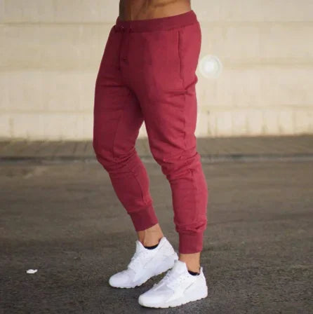 2025 New Men Sweatshirts Jogging Pants Men Casual Pants Men Stylish Color Block Zip Pockets Drawstring Sports Skinny Pants Trous
