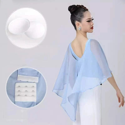 Pink Latin Dance Tops For Women