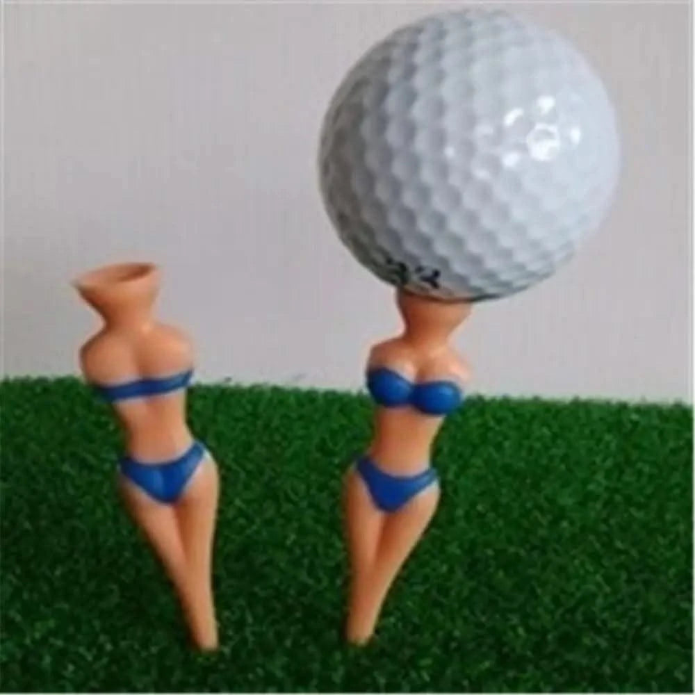 5 Pcs/Lot Women Ball Holder Lady Model Outdoor Golf Tees Golf Training Golf  Accessories Clubs Tee